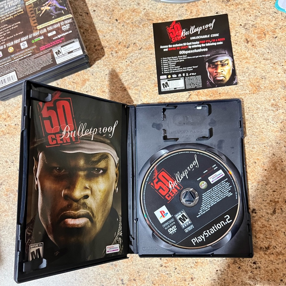 Sony PlayStation 2 Game - 50 Cent Bulletproof - Black and Red Cover - Picture 3 of 4